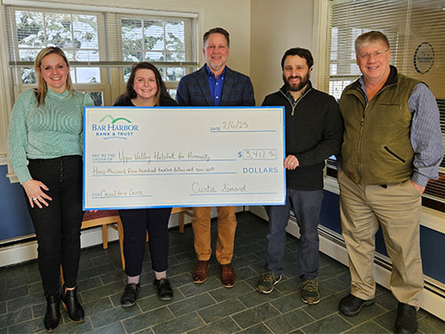 Bar Harbor Bank & Trust Employees Present More Than $22,000 in